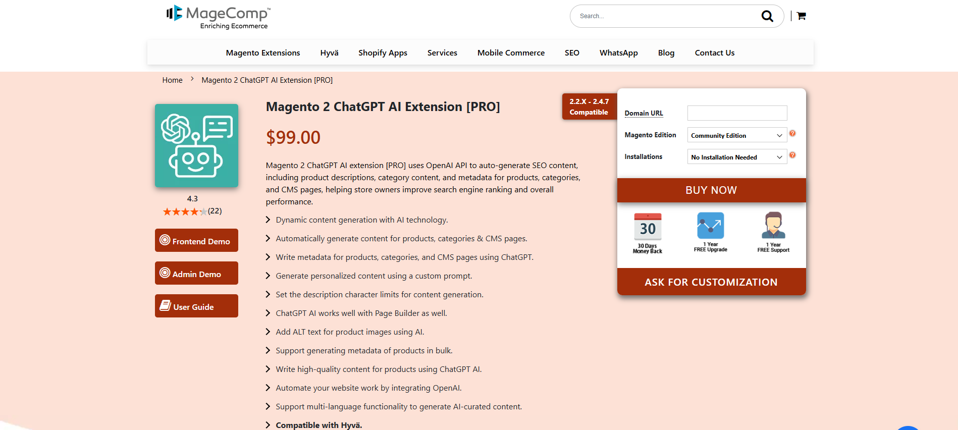 magento ai extensions pro by magecomp