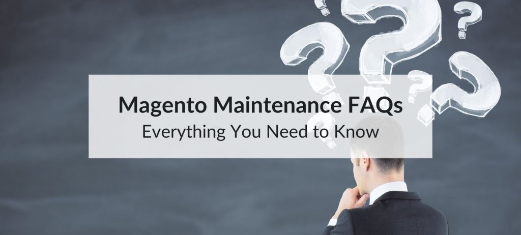 magento maintenance