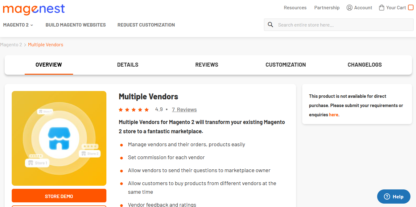 Magenest Multivendor Marketplace Extension