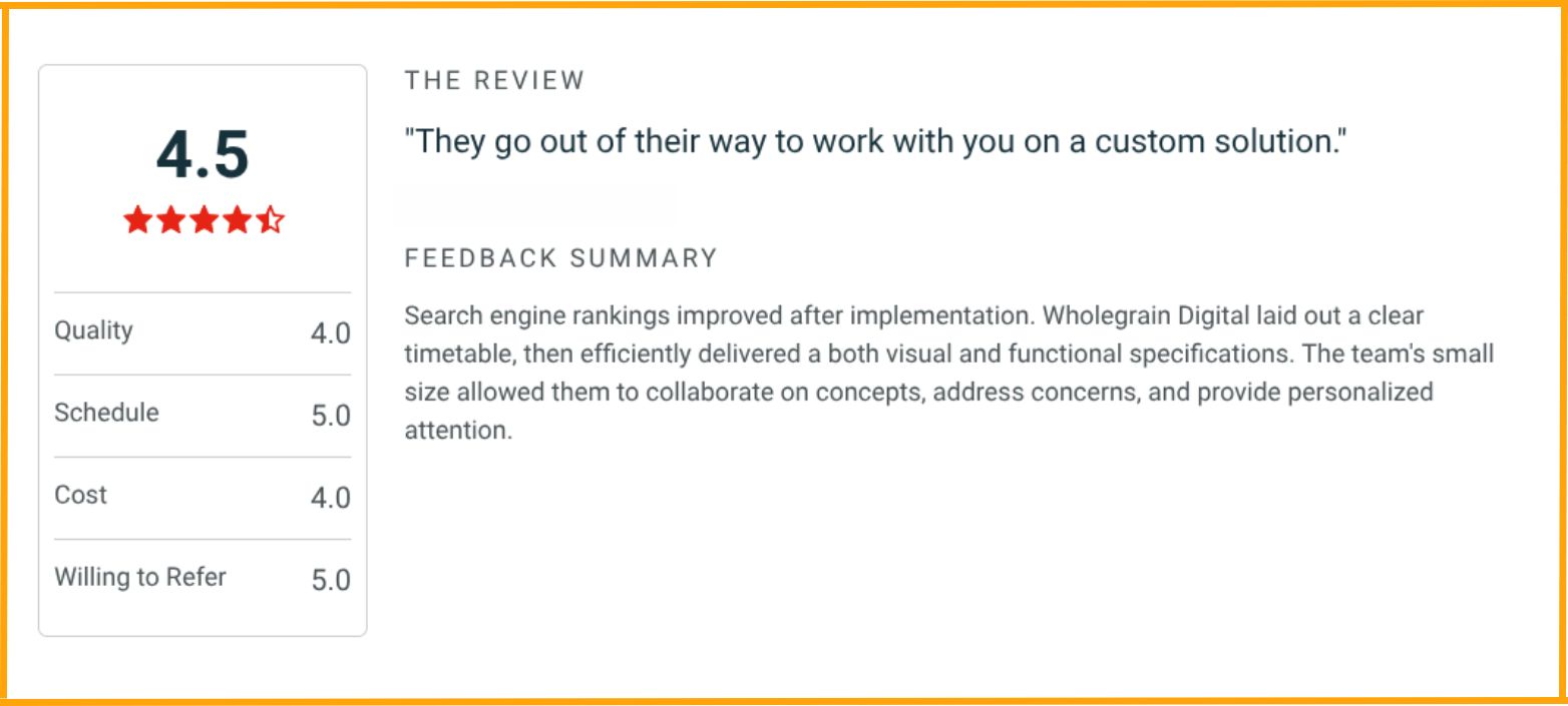 whole grain digital web development company