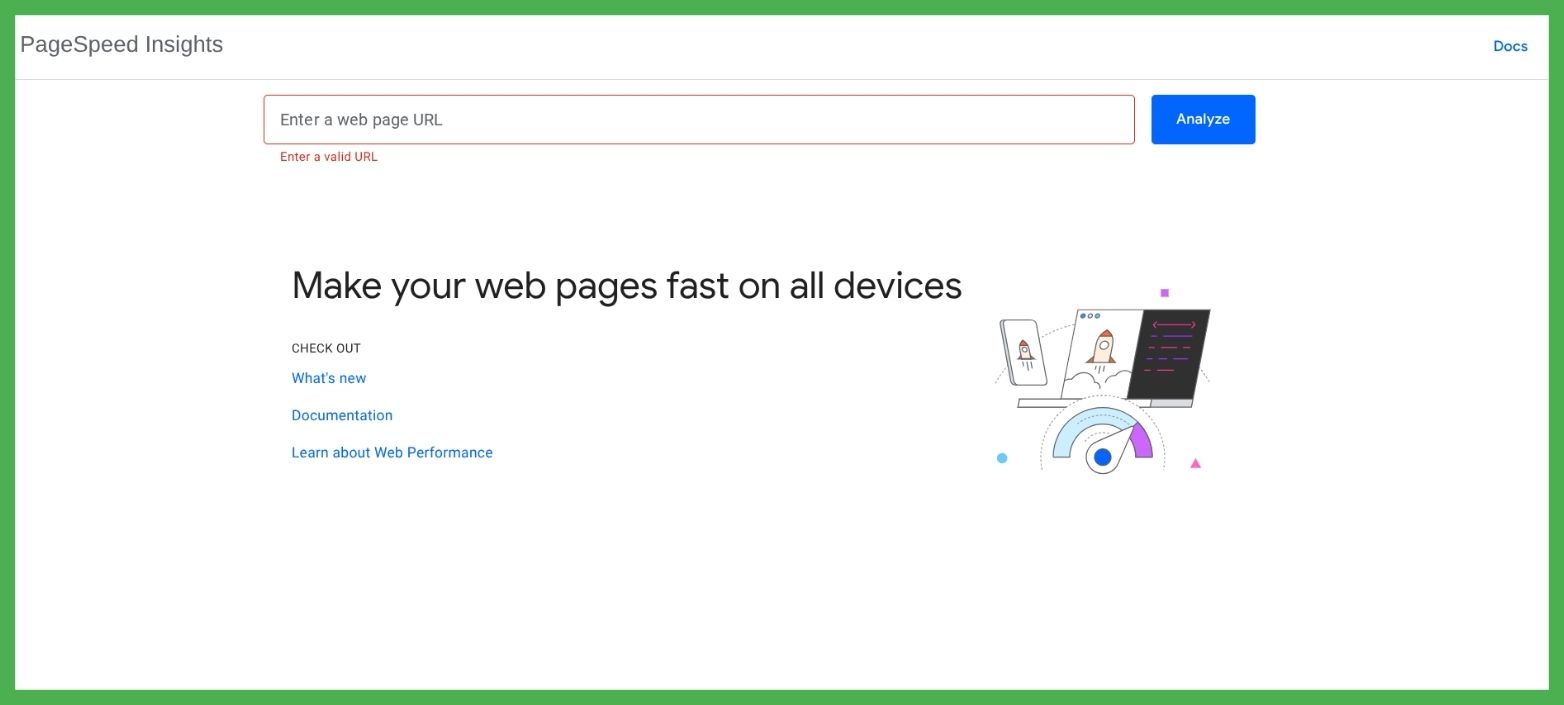 page speed insights mobile seo tools