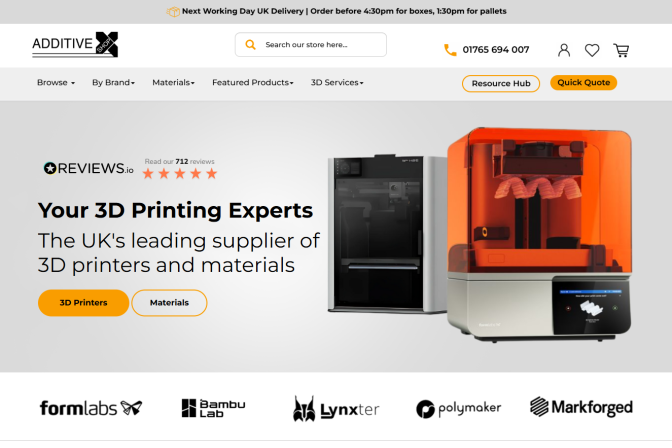 Increasing eCommerce Sales By 132% 9 3D printing equipment and services website