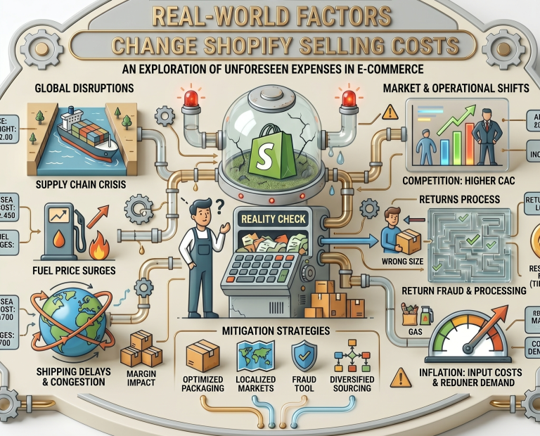 What Real-World Factors Change Shopify Selling Costs